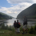 Kids and lake